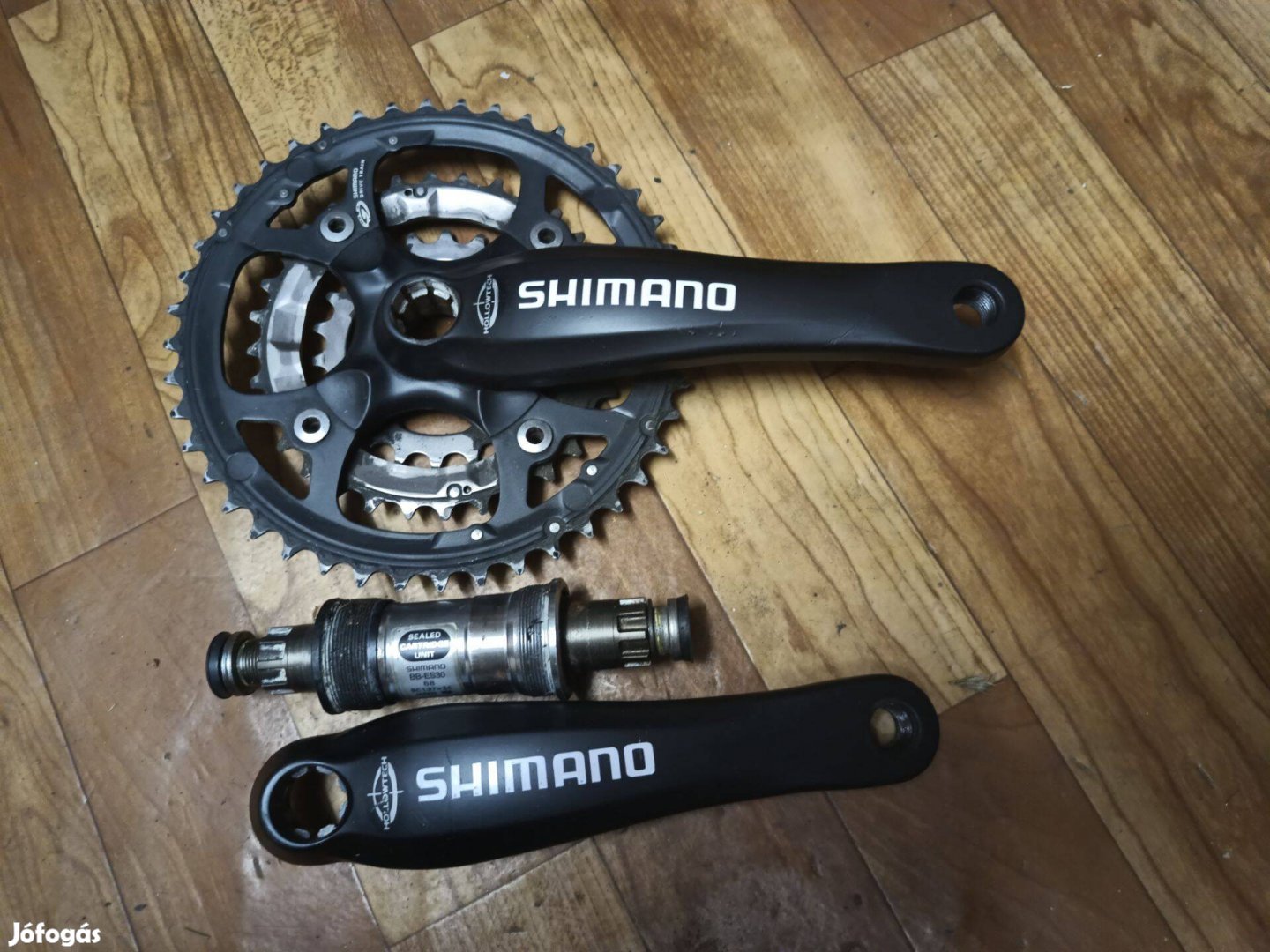 Shimano Deore hajtómű csapággyal 3x9