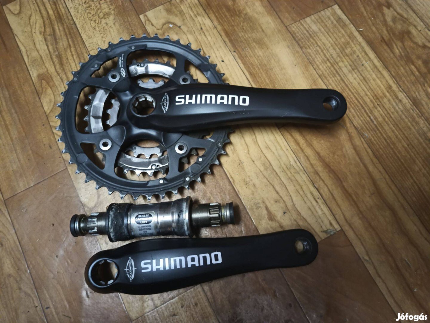 Shimano Deore hajtómű csapággyal 3x9