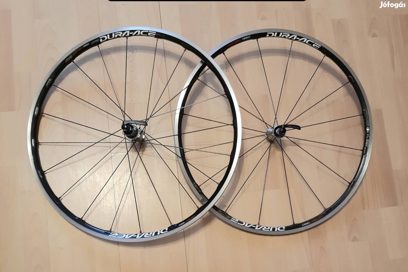 Shimano Dura-Ace WH-9000 C24 CL karbon alu kerékszett, újszerű!