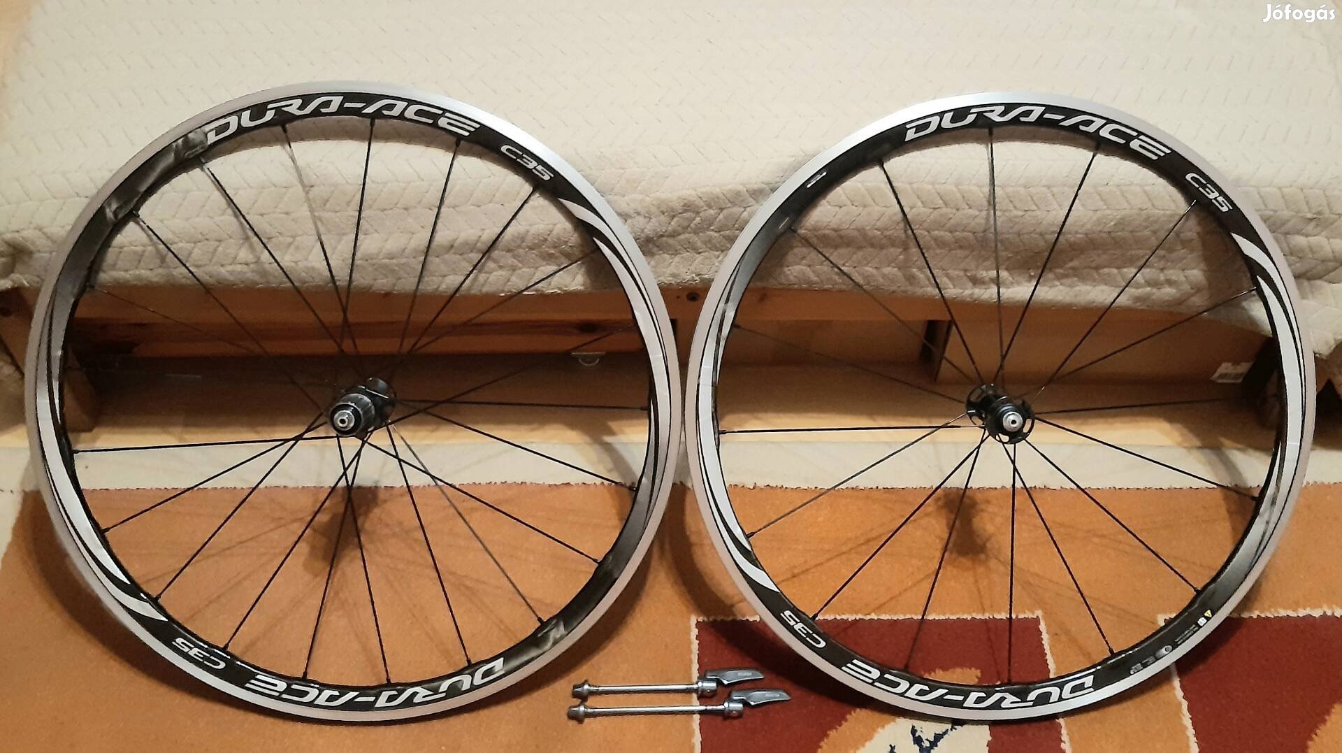 Shimano Dura-Ace WH-9000 C35 karbon kerékszett. Használt,