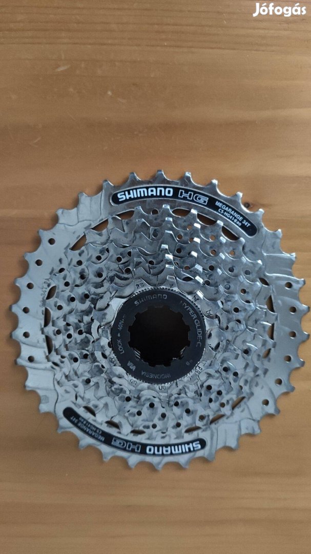 Shimano HG41 kazettás lánckeréksor, 8-sebbességes, ezüst