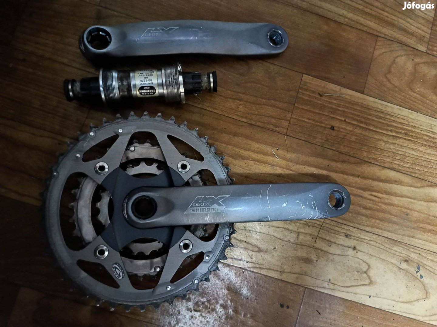 Shimano LX hajtómű csapággyal 3x9