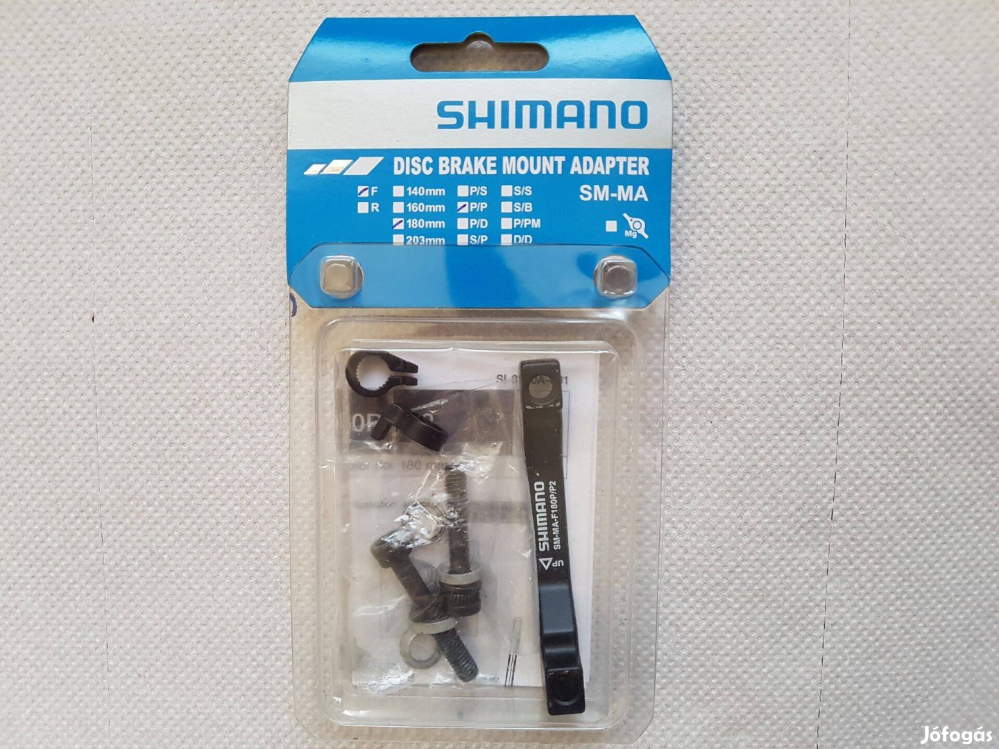 Shimano SM-MA-F180P/P2, tárcsafék adapter, 180-as tárcsához