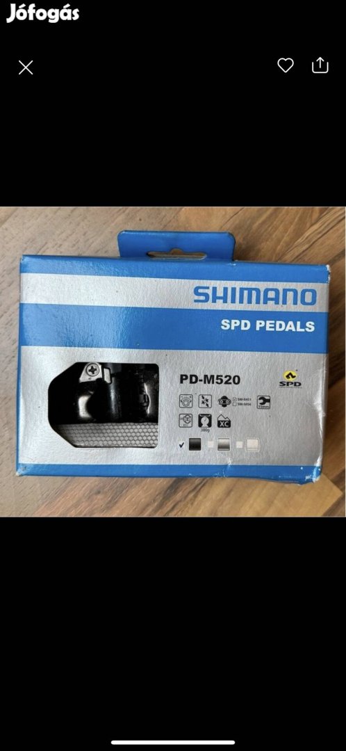 Shimano SPD PD-M520 klikk pedálok új