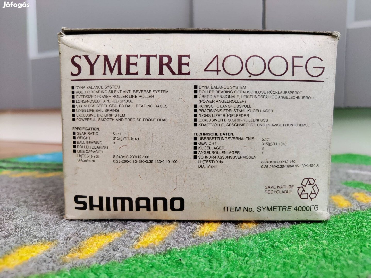 Shimano Symetre 4000FG új dobozos - Pécs, Horgászat - Jófogás
