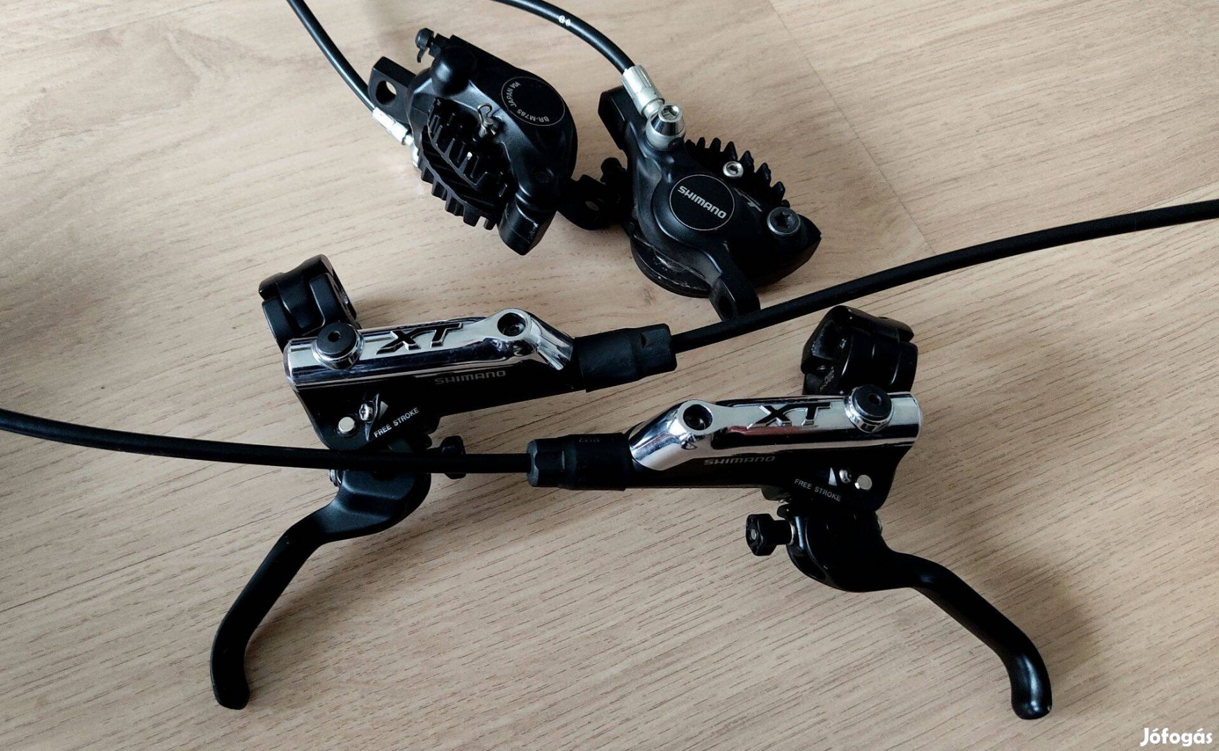 Shimano XT M785 mtb kerékpár hidraulikus tárcsafék szett