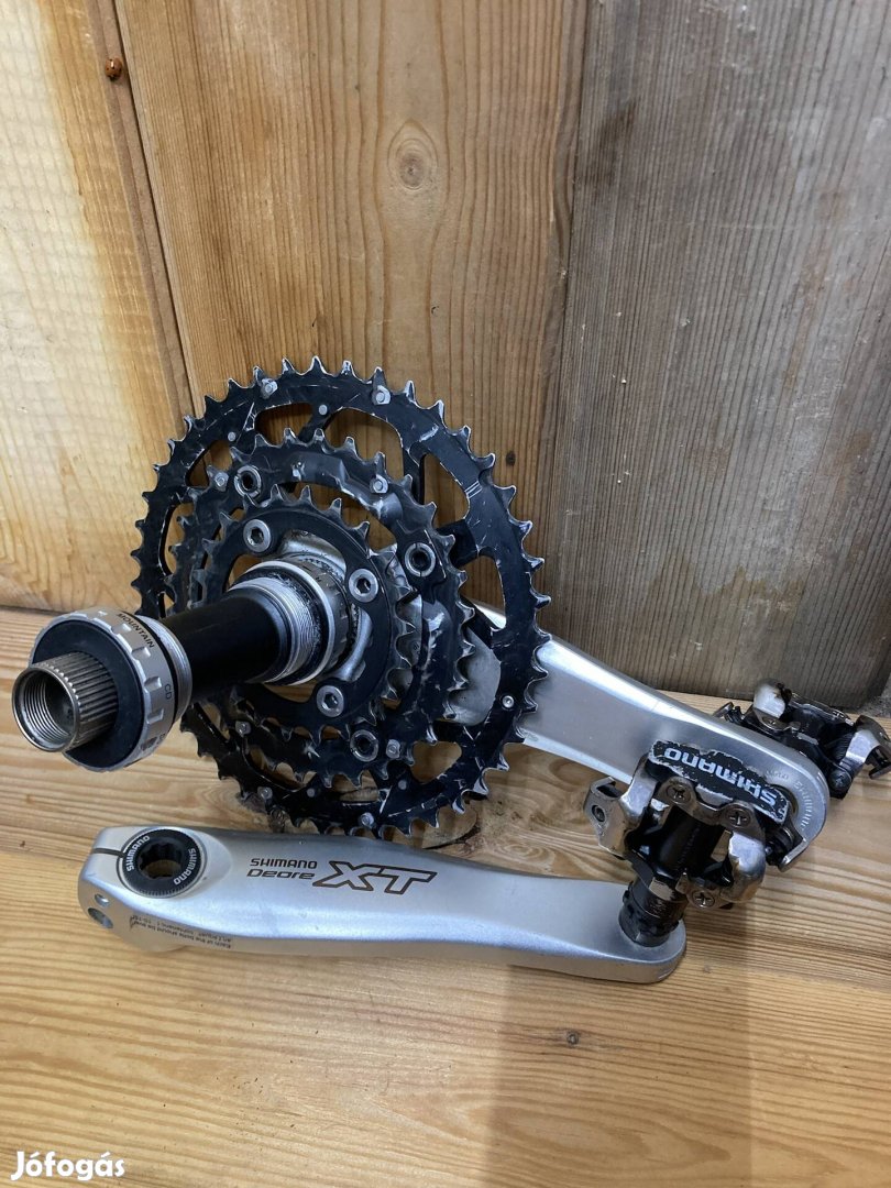 Shimano XT deore integrált hajtómű