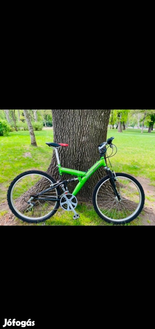 Shimano váltós teljesen újszerű összteleszkópos mountain bike
