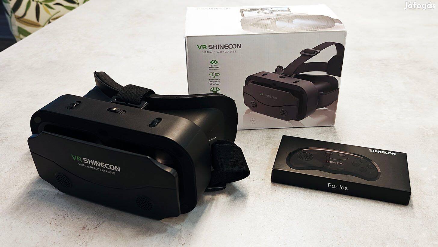 Shinecon VR G13 VR szemüveg okostelefonhoz, távirányítóval