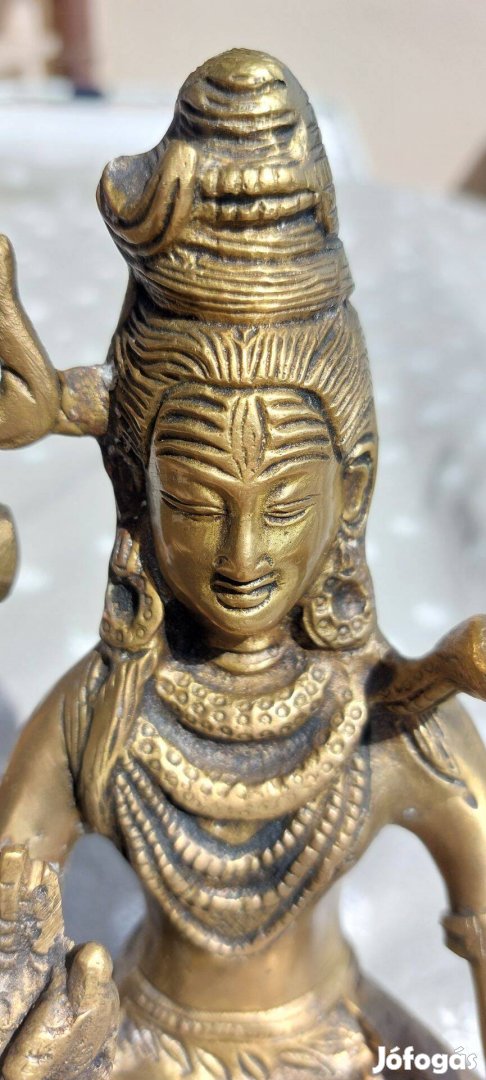 Shiva Istennő Bronz Szobor 18cm