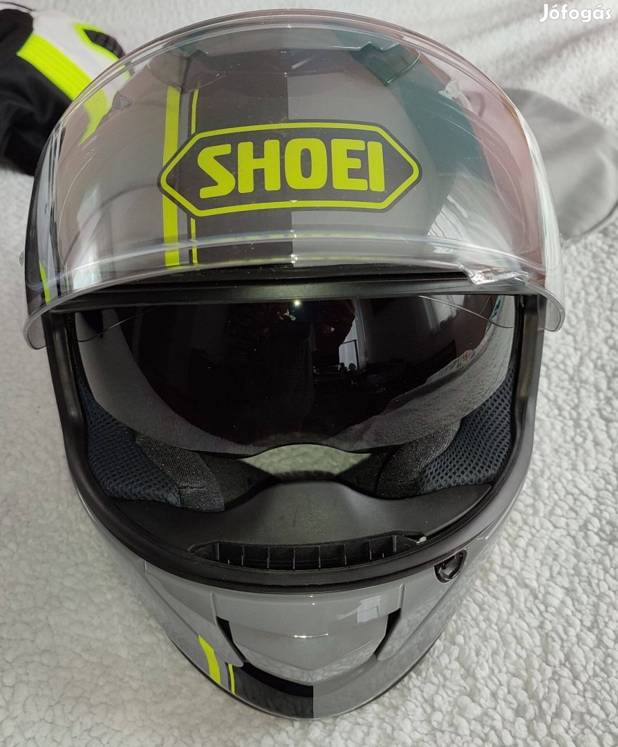 Shoei GT-Air Wanderer 2 TC-10 L szürke-fluo sárga bukósisak