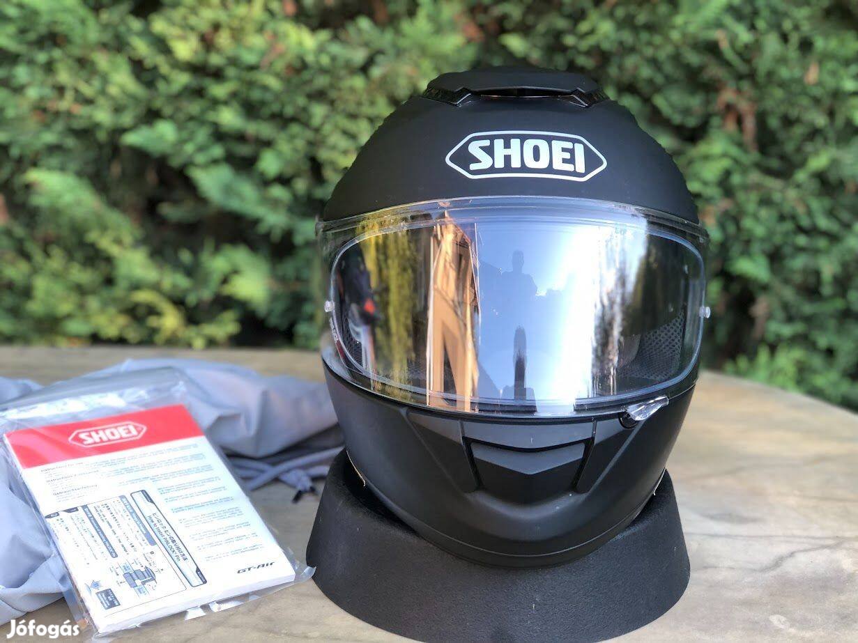 Shoei Gt Air bukósisak S-es, matt fekete. Foxpost megoldható!