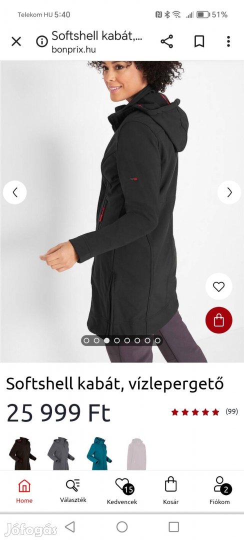 Shoftshell kabát női 