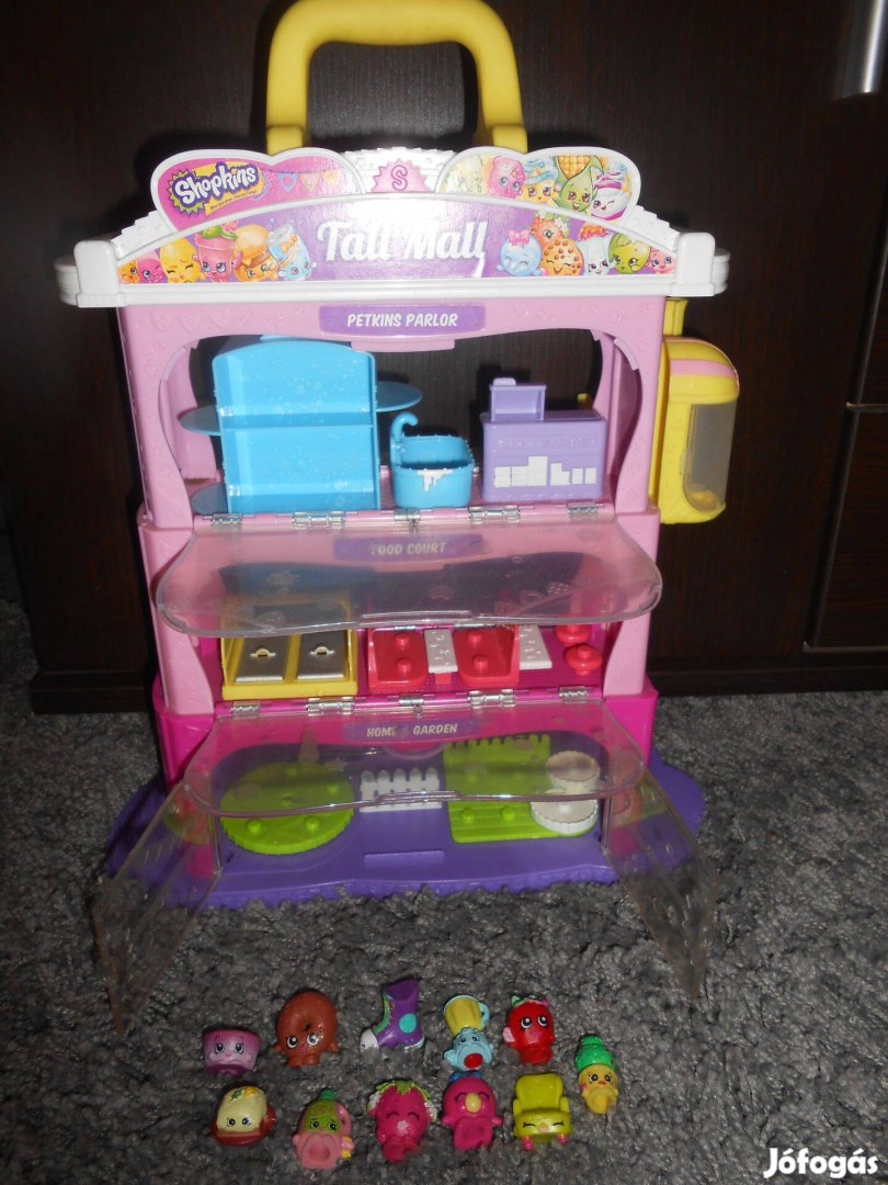 Shopkins kosárlakók emeletes pláza