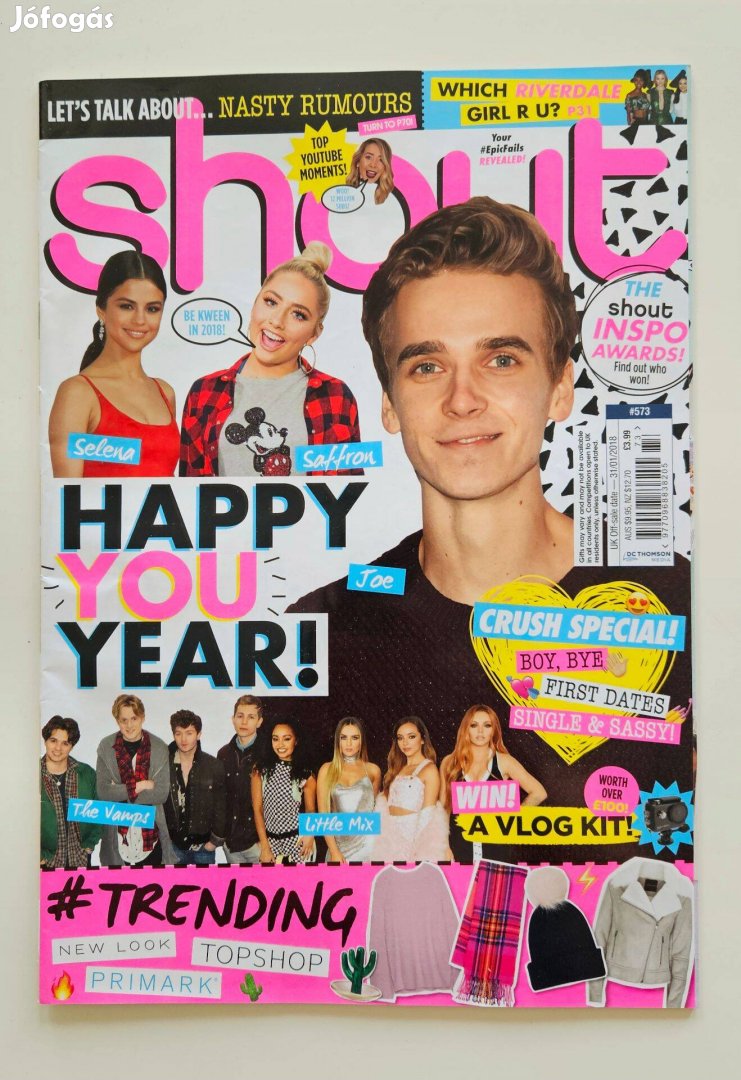 Shout angol nyelvű magazin 2018/1/31