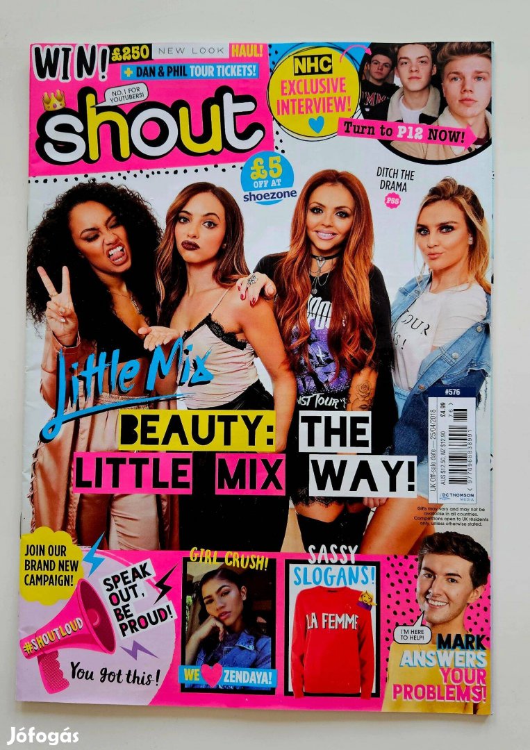 Shout angol nyelvű pop magazin 2018/4
