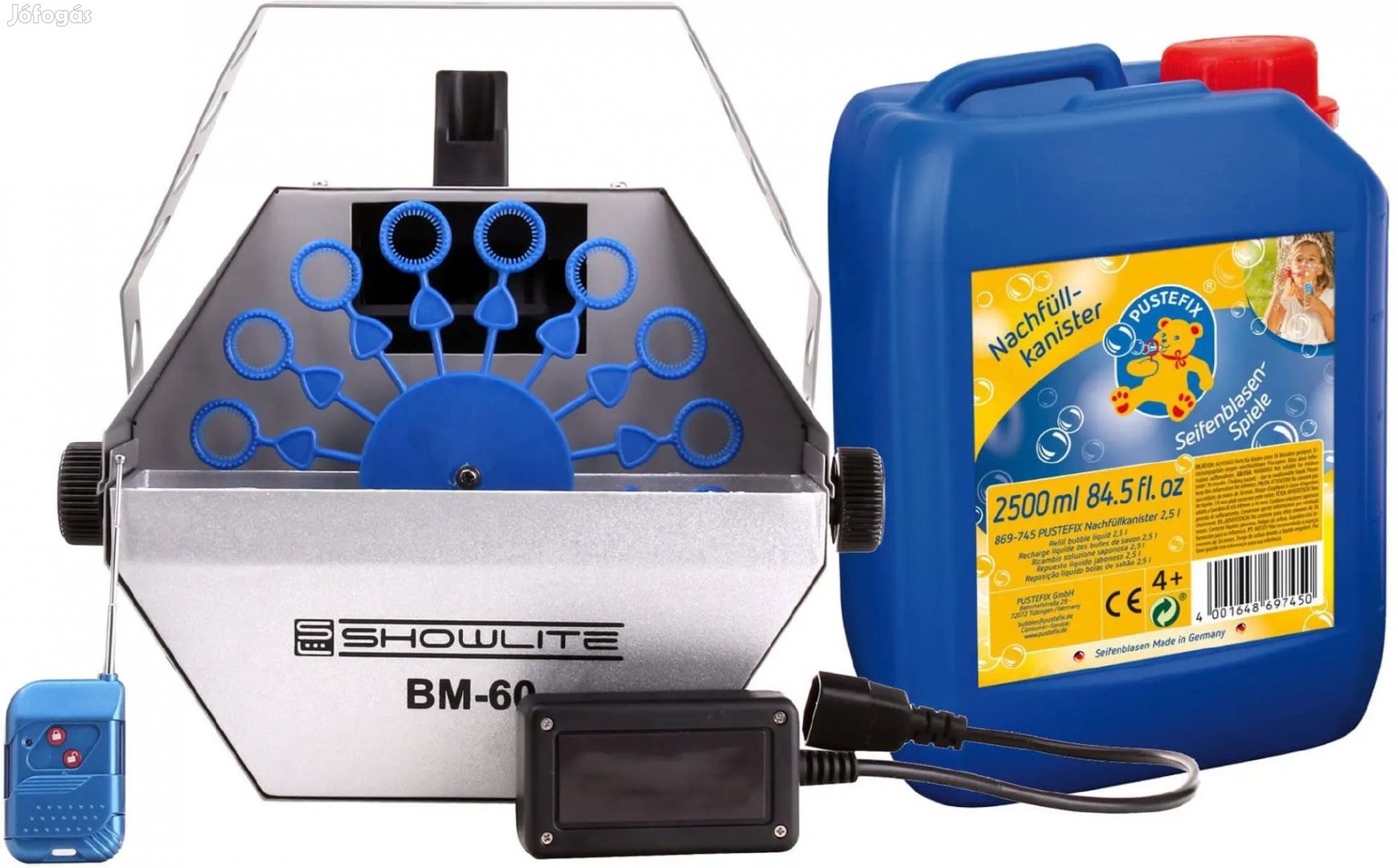 Showlite BM-60 Buborék Készlet 2.5L Buborékfolyadékkal