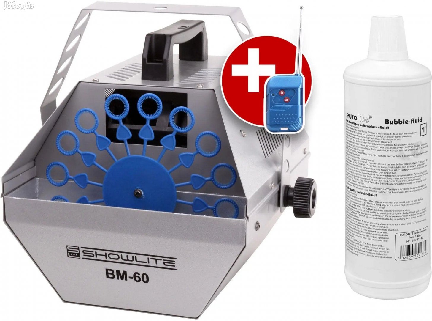 Showlite BM-60 Buborékgép folyadékkal