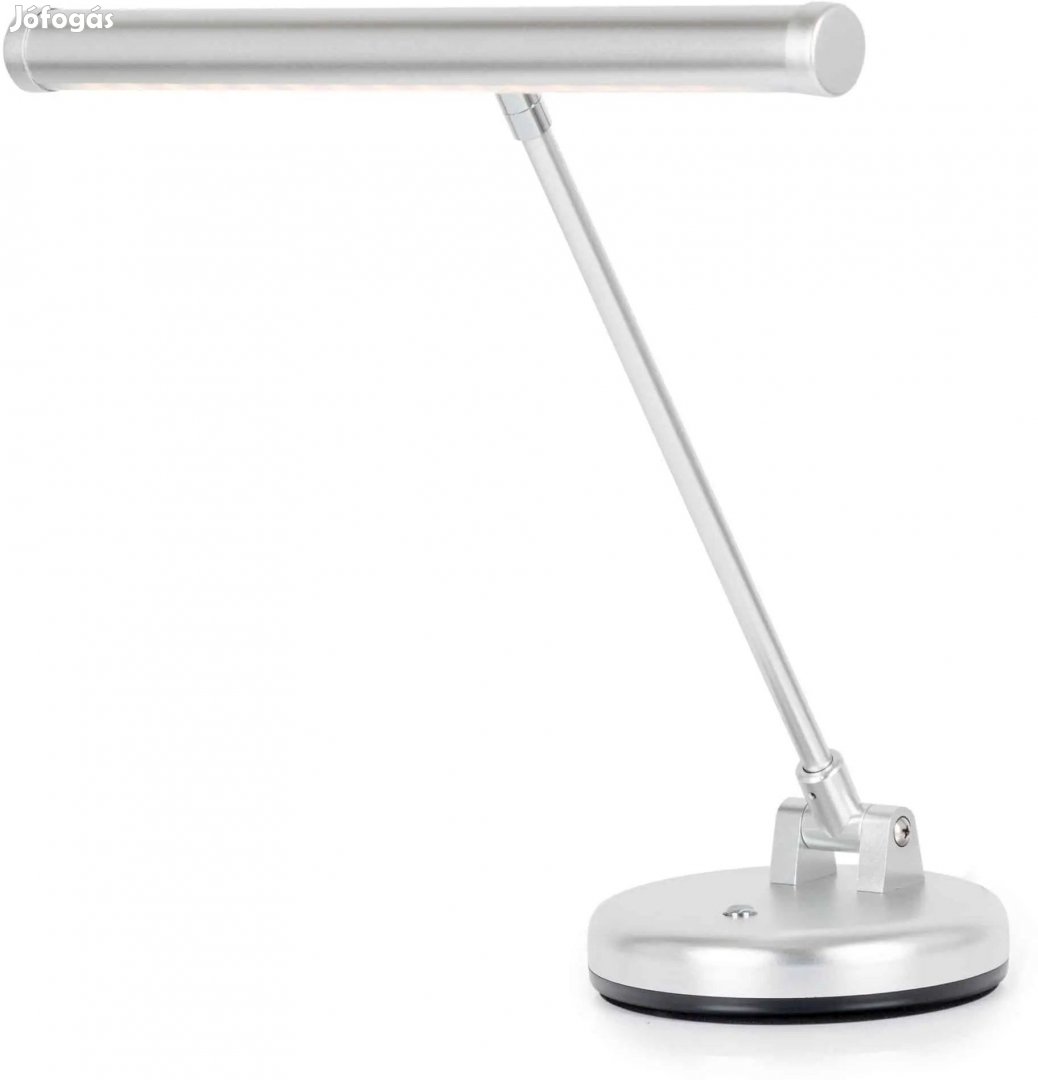Showlite LED Zongoralámpa Meleg-Fehér Ezüst Matt