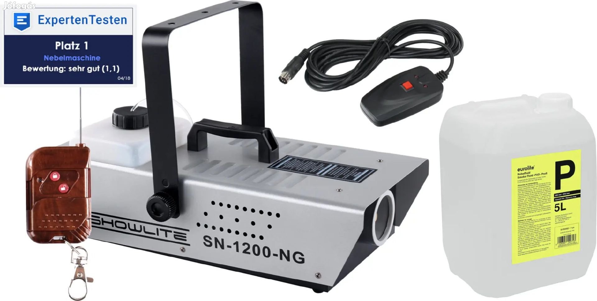 Showlite SN-1200 Füstgép Szett + 5 L füstfolyadék