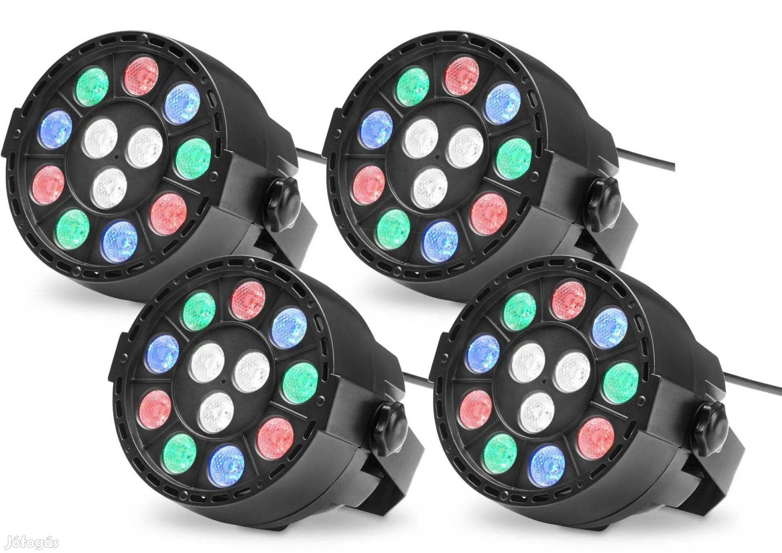 Showlite SPS-121 LED Smart Party Spot 12x1W RGBW 4-Darabos Készlet