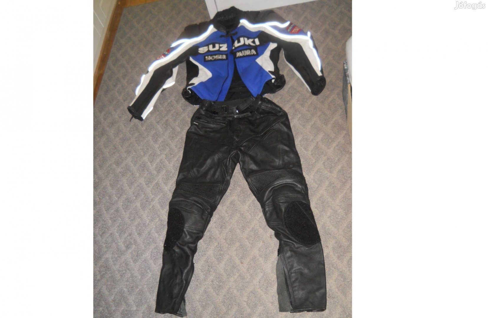 Shox Suzuki Gsx-R bőr motorosruha