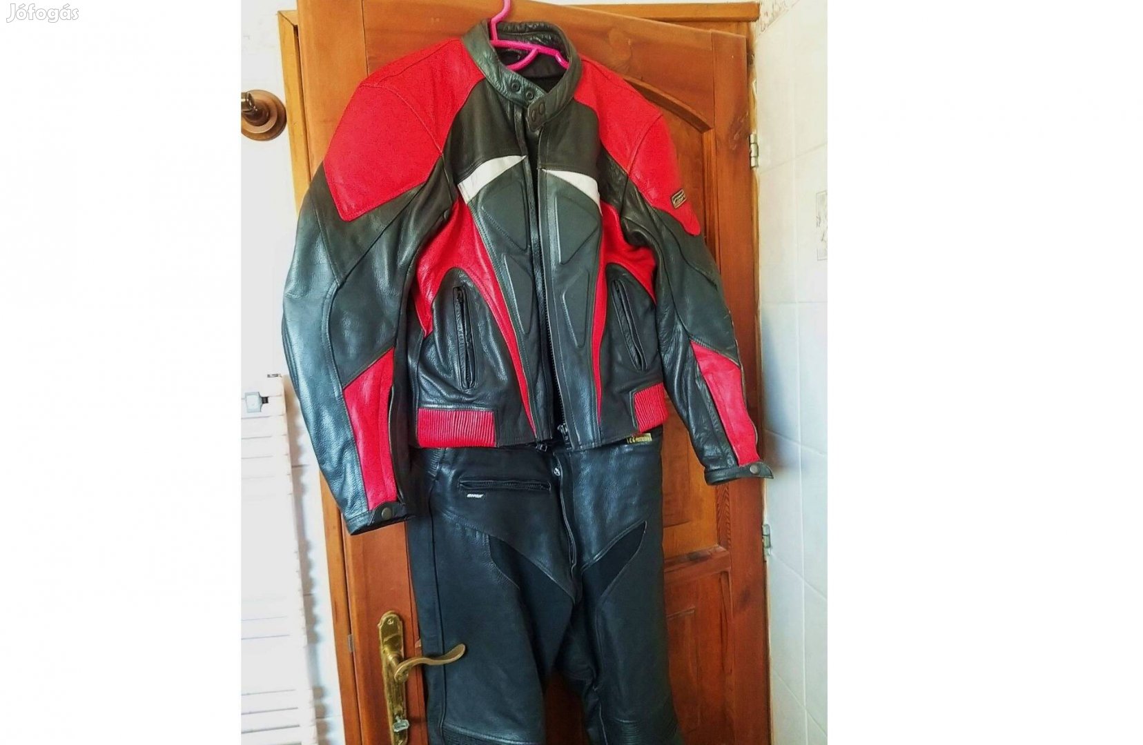 Shox motoros bőr overáll L(52)