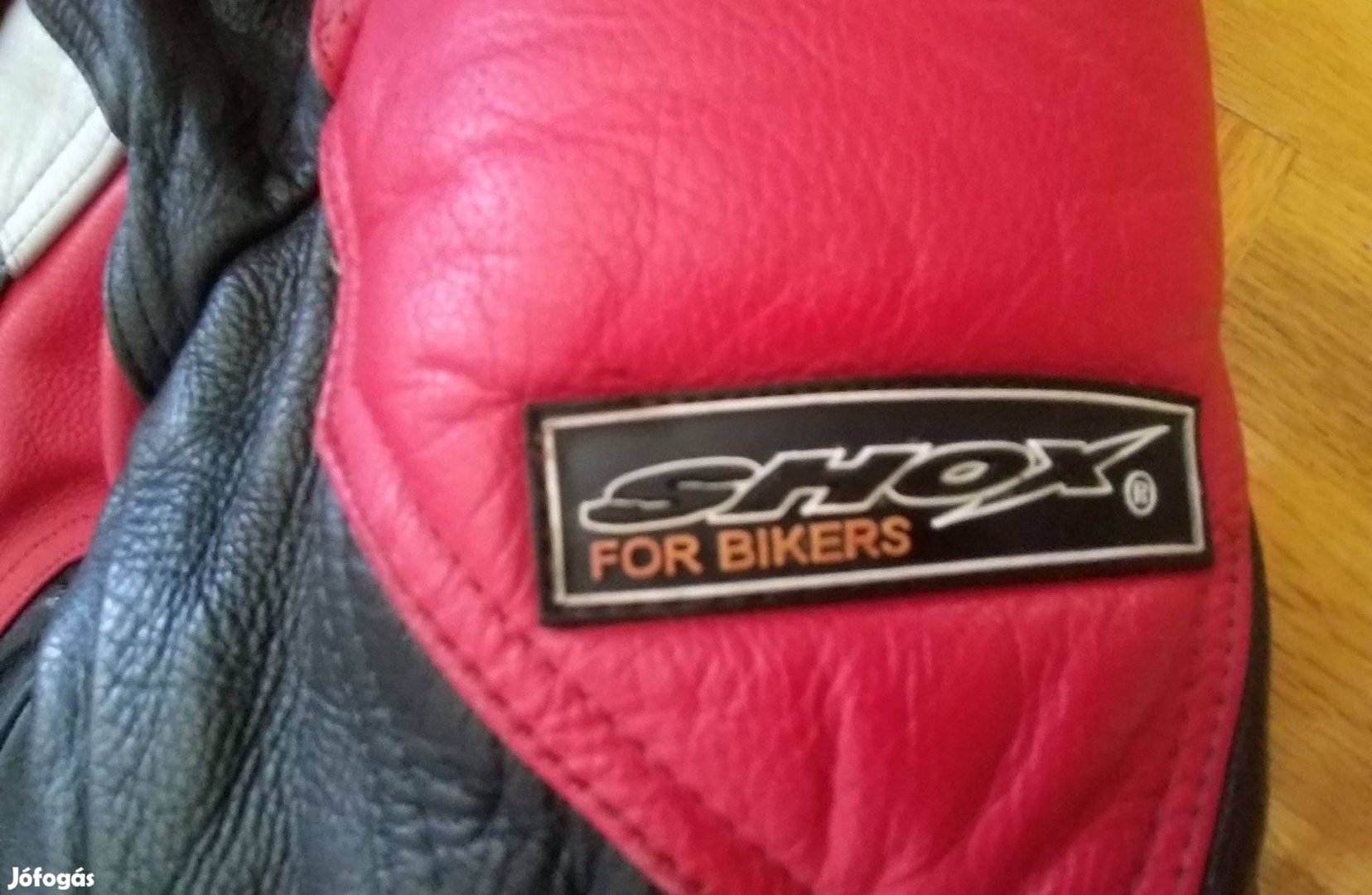 Shox motoros bőrkabát,bőrnadrág, bőr overáll