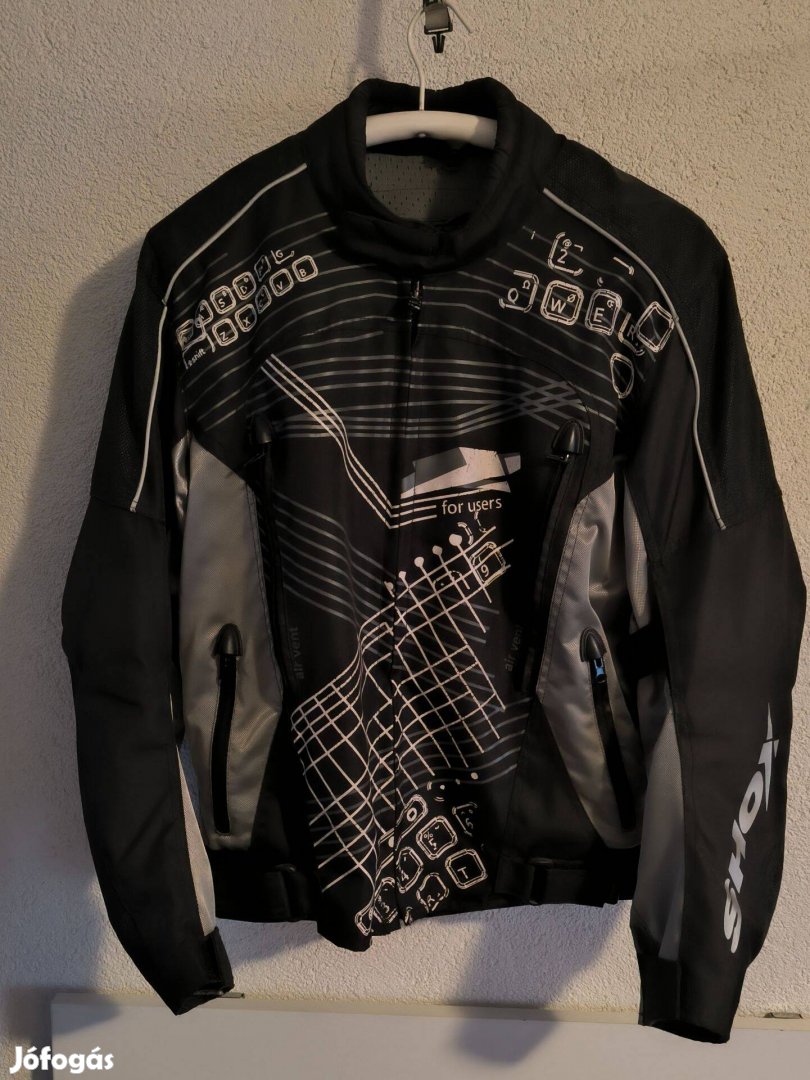 Shox motoros kabát, 4 évszakos, protektoros M-L méret