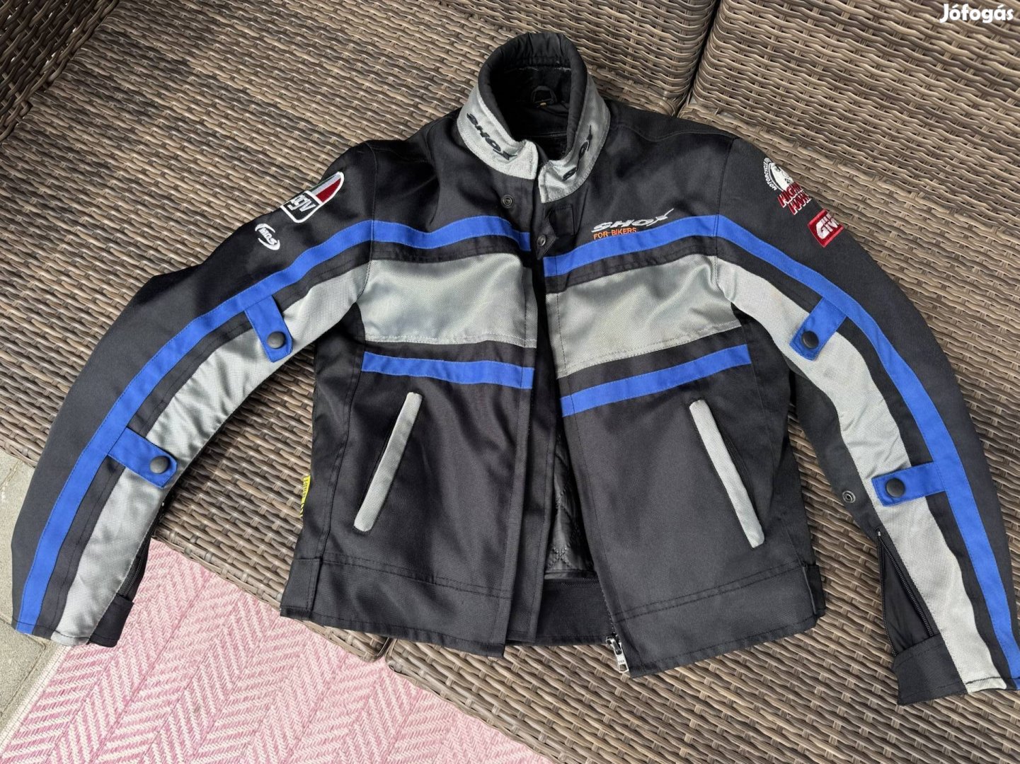 Shox motoros kabát, dzseki, S méret