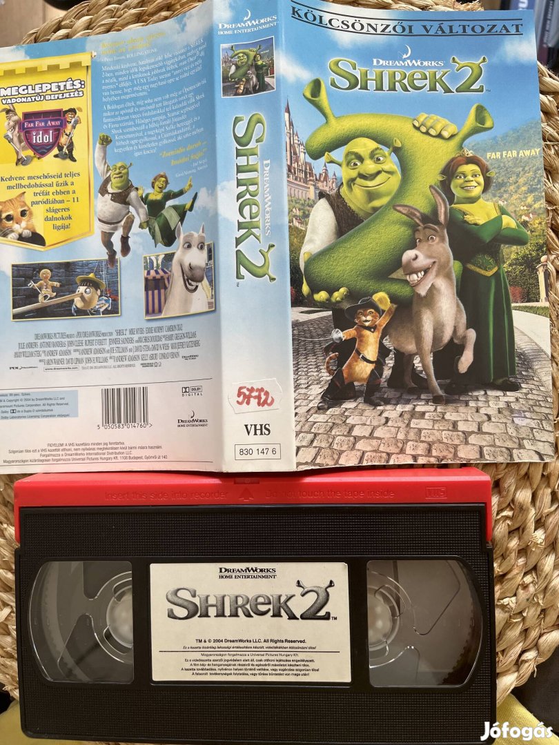 Shrek 2 vhs.   