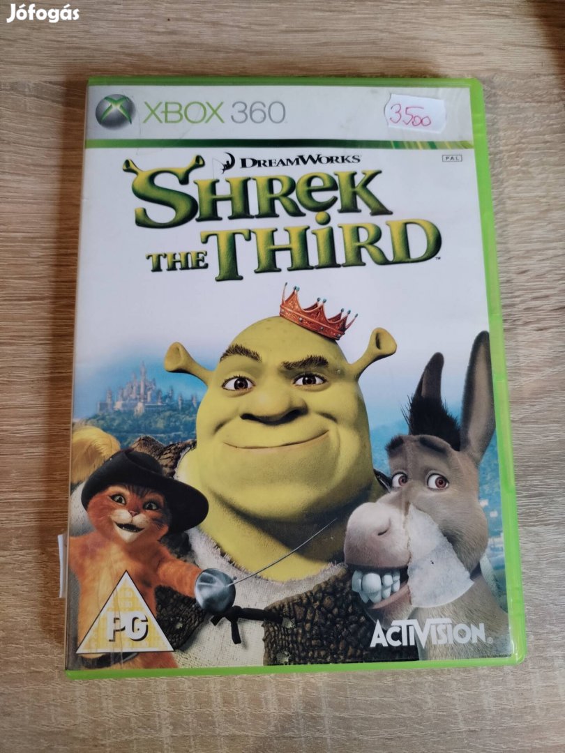 Shrek The Third Xbox 360 játék 