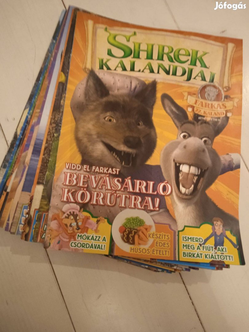 Shrek magazinok 10 db
