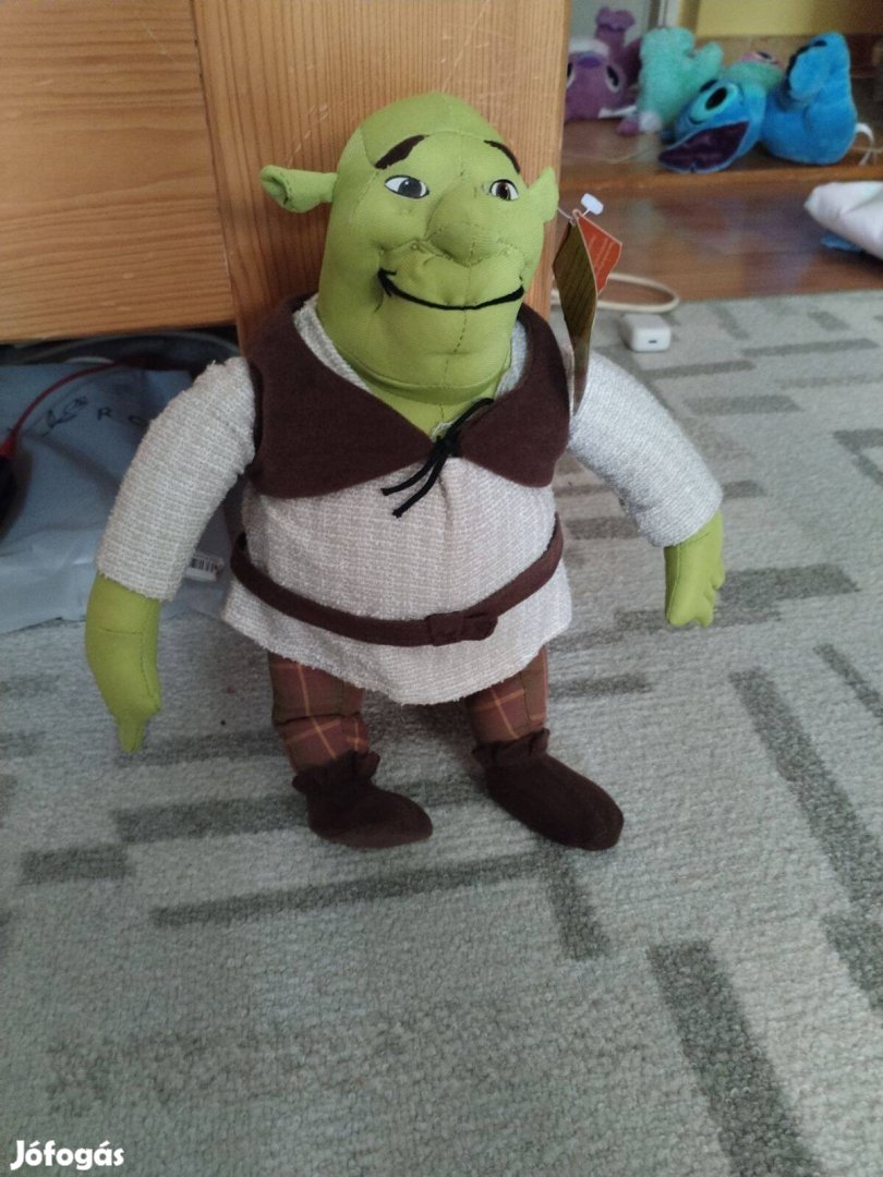 Shrek plüss új cimkés szamár mézi baba