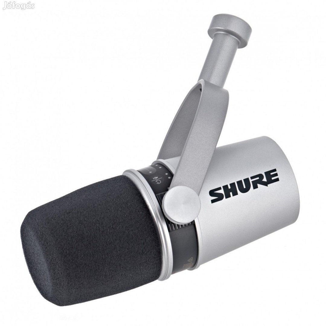 Shure MV7-S - KÉSZLETAKCIÓ!