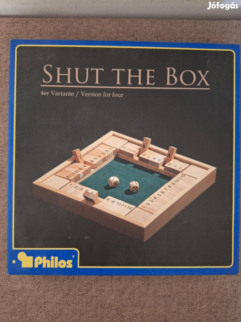 Shut the box társasjáték