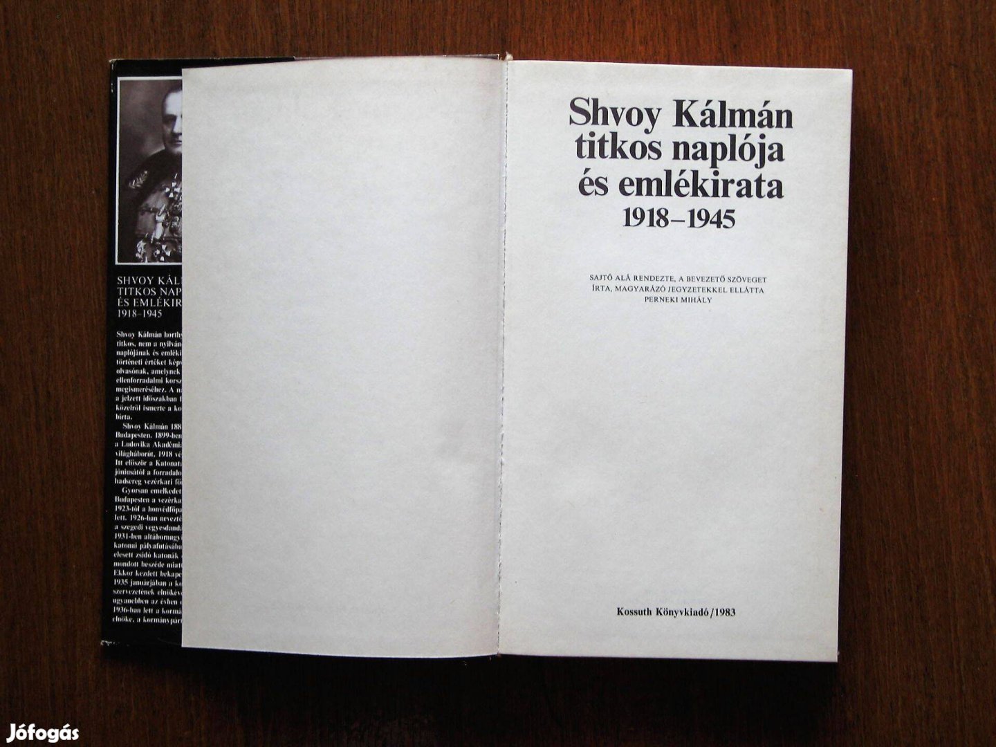 Shvoy Kálmán Titkos naplója és emlékiratai 1918-1945
