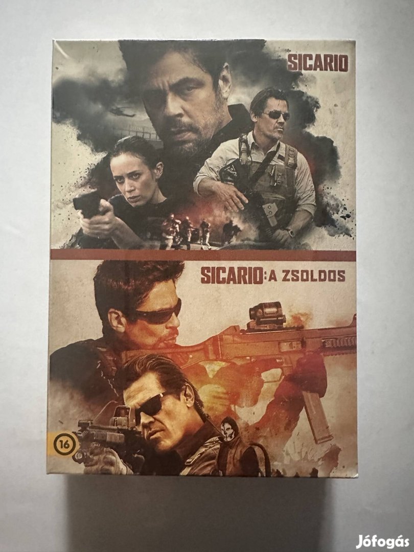 Sicario 1,2rész (díszdobozos 2lemezes) dvd
