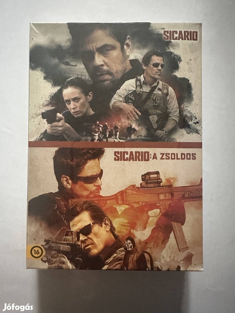 Sicario 1,2rész (díszdobozos 2lemezes) dvd