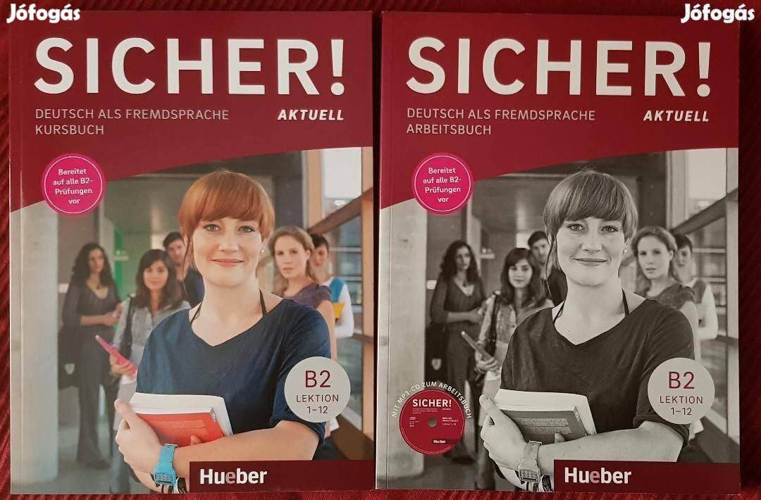 Sicher! Aktuell Kursbuch + Arbeitsbuch B2, tankönyv + munkafüzet
