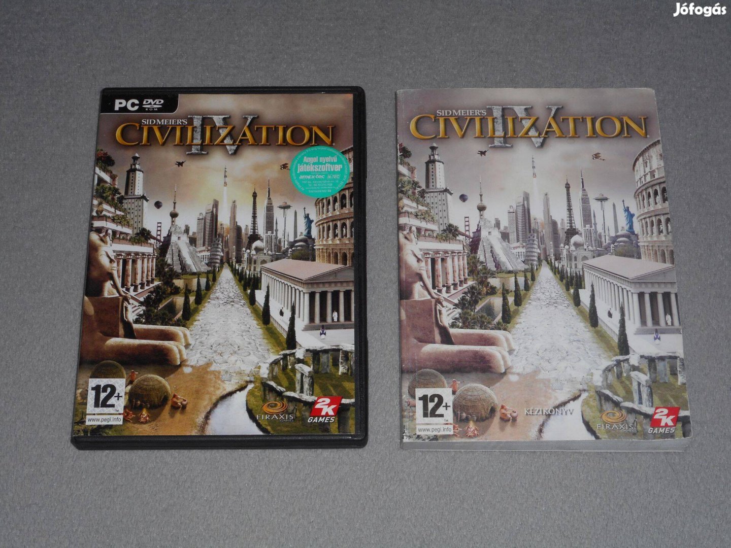 Sid Meier's Civilization IV 4 Számítógépes PC játék + kiskönyv