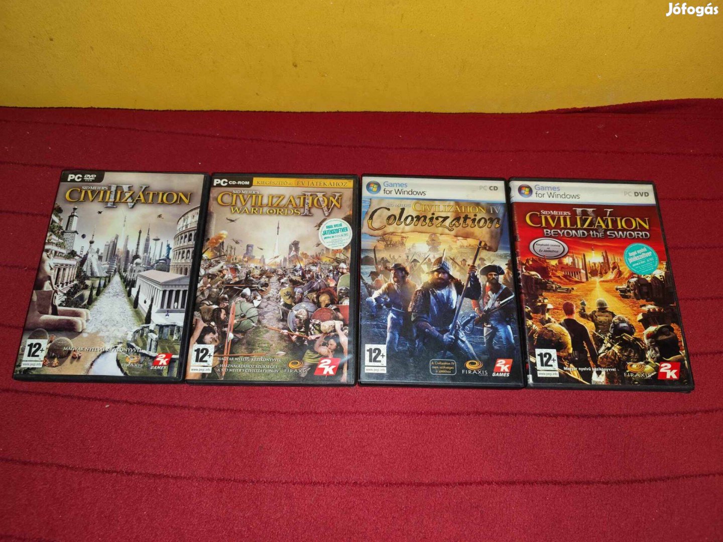 Sid Meiers Civilization IV + 3 expansion (kiskönyv egyikhez sincs)