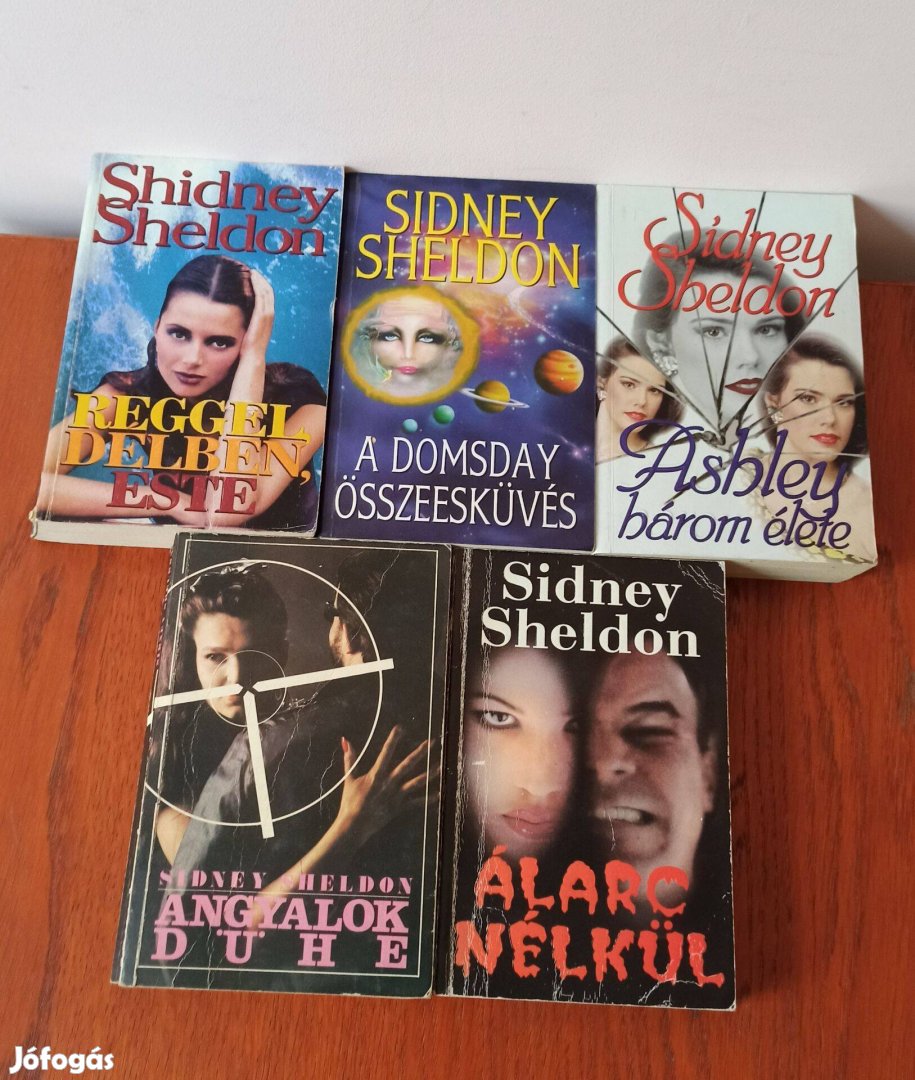 Sidney Sheldon könyvcsomag / 5 db könyv