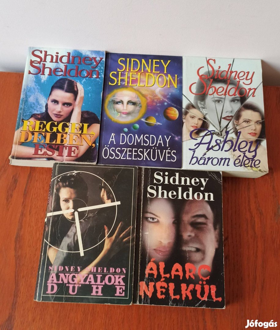 Sidney Sheldon könyvcsomag / 5 db könyv