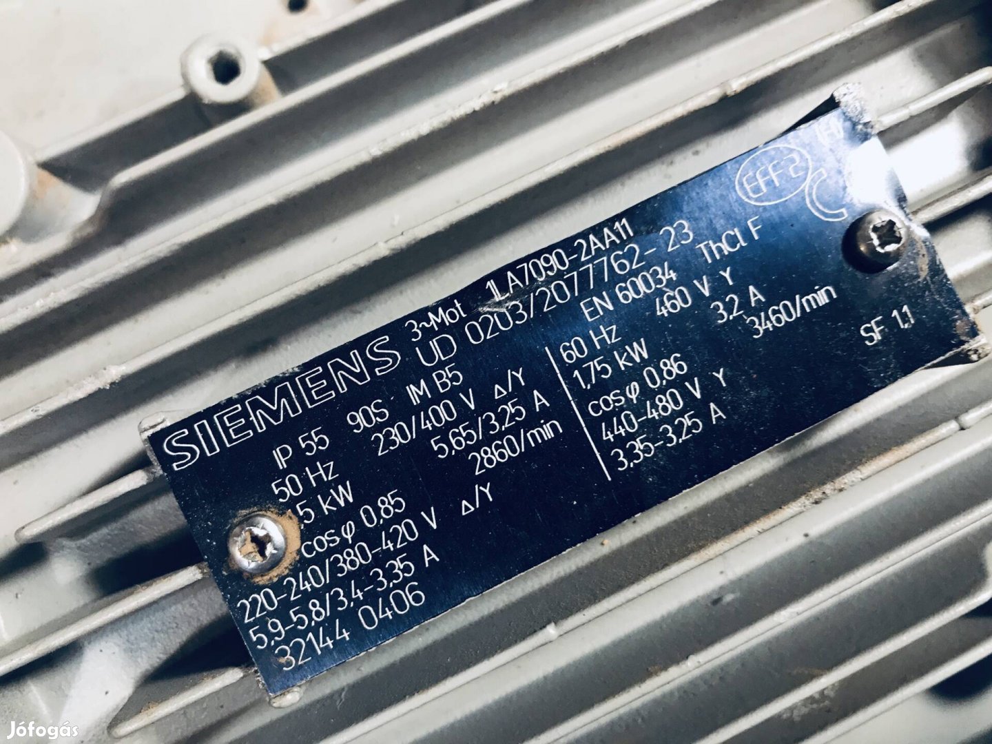 Siemens 1500W Új 3~ Villanymotor 380V 400V Nagyfordulatú