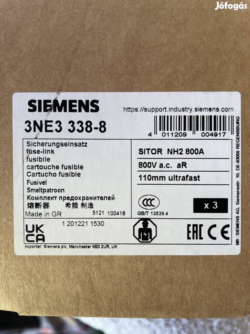 Siemens 3NE3 338 8 800A