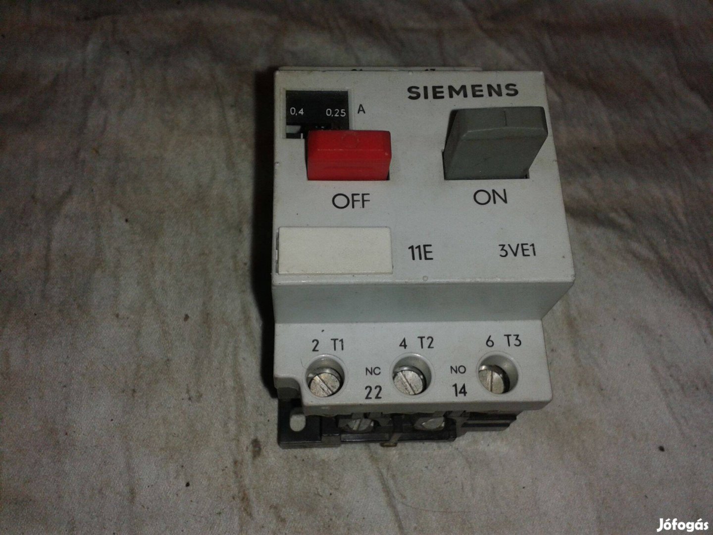 Siemens 3VE1010-2D Motorvédő Kapcsoló Eladó