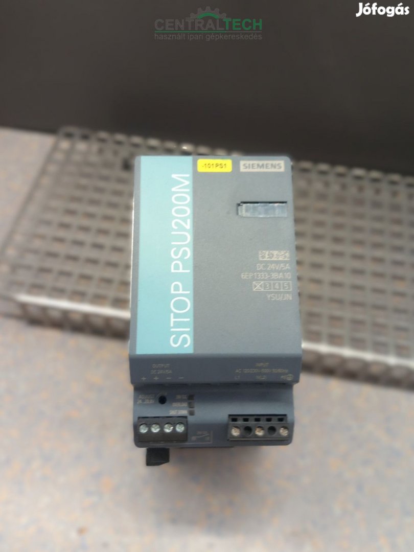Siemens 6EP1333-3BA10 SITOP PSU200M tápegység 120/230-500VAC 24VDC/5A