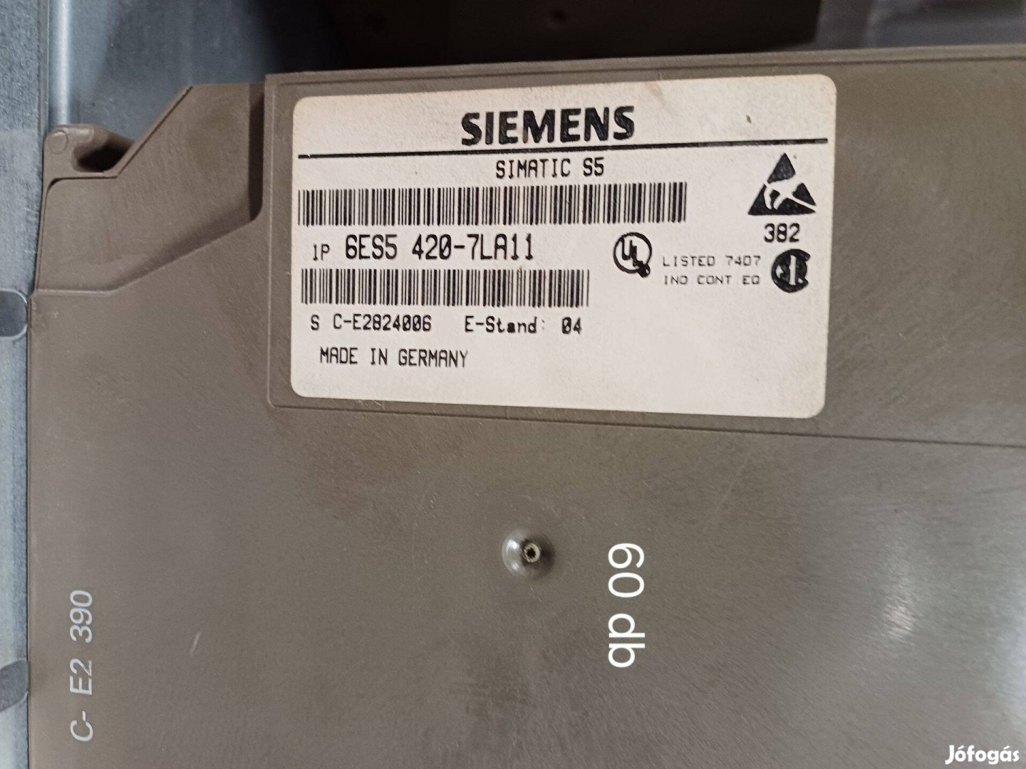 Siemens 6Es5 420-7LA11 bemeneti kártya