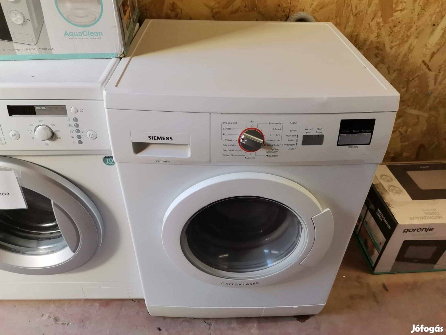 Siemens 6 kg mosógép 1200 centrifugával 6 hónap garanciával